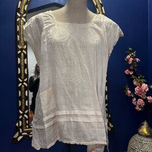 Magnolia pearl white embroidered Blouse